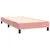 Produktbild 4 för Ramsäng med madrass rosa 90x190 cm sammet