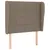 Produktbild 6 för Ramsäng med madrass taupe 100x200 cm tyg