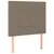 Produktbild 6 för Ramsäng med madrass taupe 100x200 cm tyg