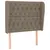 Produktbild 6 för Ramsäng med madrass taupe 90x200 cm tyg