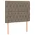 Produktbild 6 för Ramsäng med madrass taupe 100x200 cm tyg