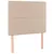 Produktbild 6 för Ramsäng med bäddmadrass cappuccino 90x190 cm konstläder