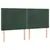 Produktbild 6 för Ramsäng med madrass mörkgrön 180x200 cm sammet