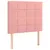 Produktbild 6 för Ramsäng med madrass rosa 80x200 cm sammet