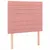 Produktbild 6 för Ramsäng med madrass rosa 90x200 cm sammet