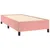 Produktbild 4 för Ramsäng med madrass rosa 90x200 cm sammet