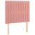 Produktbild 6 för Ramsäng med madrass rosa 90x200 cm sammet