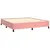 Produktbild 4 för Ramsäng med madrass rosa 180x200 cm sammet