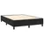Produktbild 4 för Ramsäng med madrass svart 140x190 cm sammet