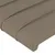 Produktbild 10 för Sängram med huvudgavel taupe 80x200 cm tyg