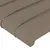 Produktbild 10 för Sängram med huvudgavel taupe 90x200 cm tyg