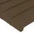 Produktbild 10 för Sängram med huvudgavel mörkbrun 200x200 cm tyg