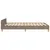 Produktbild 7 för Sängram utan madrass taupe 120x200 cm tyg