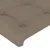 Produktbild 10 för Sängram med huvudgavel taupe 90x190 cm tyg