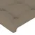 Produktbild 10 för Sängram med huvudgavel taupe 100x200 cm tyg