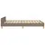 Produktbild 7 för Sängram utan madrass taupe 120x200 cm tyg