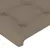 Produktbild 10 för Sängram med huvudgavel taupe 160x200 cm tyg