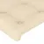 Produktbild 10 för Sängram med huvudgavel gräddvit 200x200 cm tyg