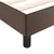 Produktbild 8 för Sängram med huvudgavel brun 90x190 cm konstläder