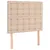 Produktbild 9 för Sängram med huvudgavel cappuccino 90x190 cm konstläder
