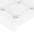 Produktbild 10 för Sängram med huvudgavel vit 200x200 cm konstläder