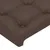 Produktbild 10 för Sängram med huvudgavel brun 200x200 cm konstläder