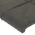 Produktbild 10 för Sängram med huvudgavel mörkgrå 200x200 cm sammet