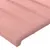 Produktbild 9 för Sängram med huvudgavel rosa 100x200 cm sammet