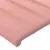 Produktbild 10 för Sängram med huvudgavel rosa 120x200 cm sammet