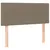 Produktbild 6 för Ramsäng med madrass taupe 80x200 cm tyg