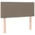 Produktbild 6 för Ramsäng med madrass taupe 90x200 cm tyg