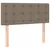 Produktbild 6 för Ramsäng med madrass taupe 120x200 cm tyg