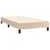 Produktbild 4 för Ramsäng med bäddmadrass cappuccino 90x200 cm konstläder