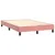 Produktbild 4 för Ramsäng med madrass rosa 120x200 cm sammet