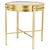 Produktbild 2 för Home&Styling Sidobord med guldklocka
