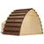 Produktbild 2 för ProGarden Igelkottshus med trädbark 34,5x20x23,5 cm
