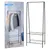 Produktbild 2 för Storage solutions Klädhängare med 2 nivåer 61x34x152 cm