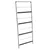 Produktbild 2 för H&S Collection Tidningsställ metall 150x56,5 cm svart