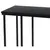 Produktbild 2 för H&S Collection Sidobord med MDF-skiva svart
