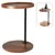 Produktbild 2 för Home&Styling Sidobord 2 plan brun och svart