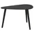 Produktbild 3 för Home&Styling Sidobord 2 st droppformat svart