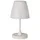 H&S Collection Uppladdningsbar bordslampa LED vit 13x30 cm