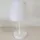 H&S Collection Uppladdningsbar bordslampa LED vit 13x30 cm