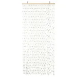H&S Collection Dörrgardin 90x200 cm flerfärgad bambu