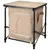 Produktbild 2 för Redcliffs Campingbord med skåp beige 48x48x53,5 cm