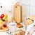 Produktbild 4 för Excellent Houseware Skärbrädor med ställ 7 delar bambu