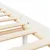 Produktbild 10 för Sängram med huvudgavel vit 140x190 cm massivt trä