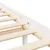 Produktbild 10 för Sängram med huvudgavel vit 100x200 cm massivt trä