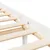 Produktbild 10 för Sängram med huvudgavel vit 140x190 cm massivt trä