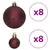 Produktbild 6 för Julgranskulor 100 st chanpange och brun 3/4/6 cm